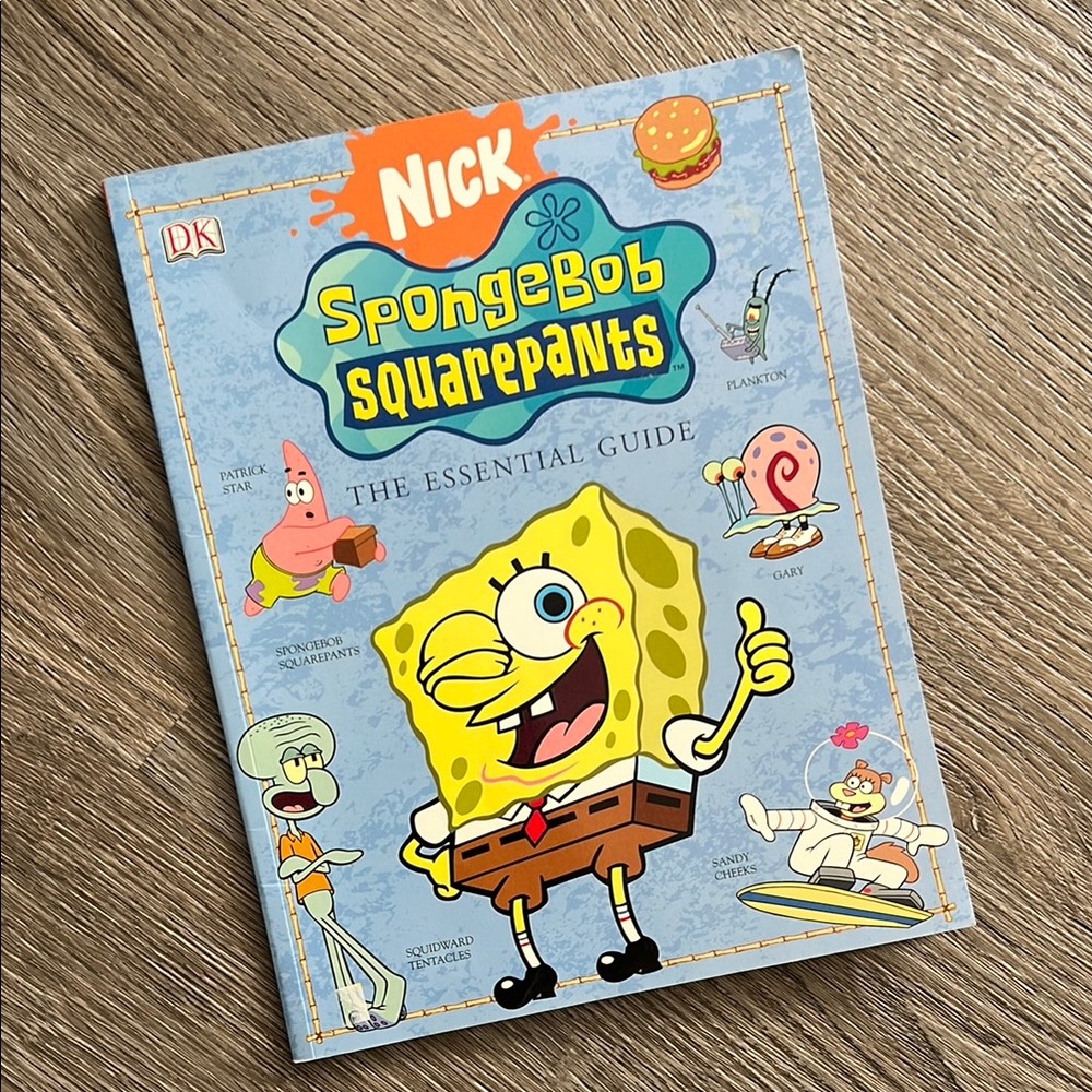 VINTAGE Y2K Sponge Bob Square Pants the essential guide Nickelodeon 2005 DK book